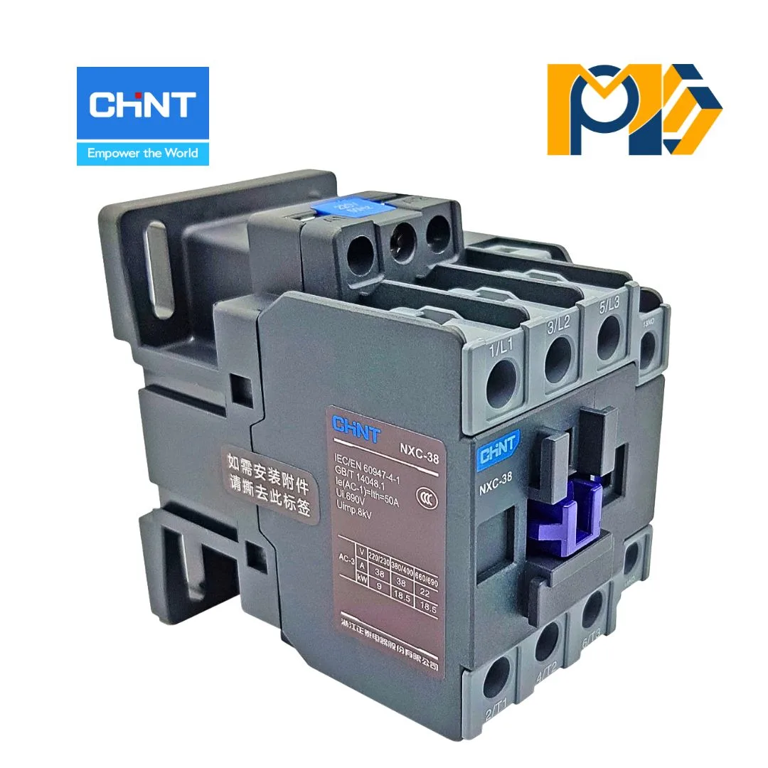 Công Tắc Tơ 3P 38A NXC-38 380V 50/60Hz