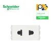 Ổ cắm đơn 2 chấu 16A 1 lỗ công tắc Schneider 2426USXGA_G19