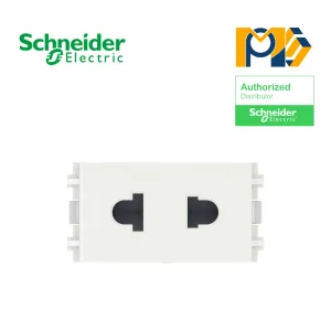 Ổ cắm đơn 2 chấu 16A 1 lỗ công tắc Schneider 2426USXGA_G19