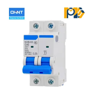áp tô mát NXB-63H 2P C40 10kA 813836 CHINT